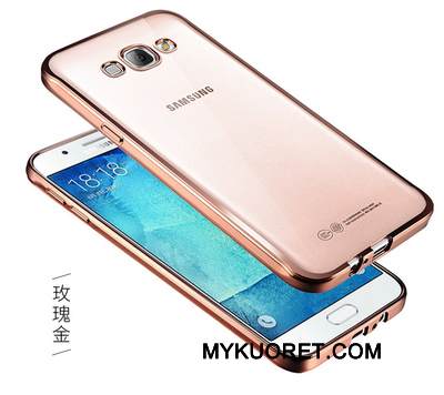 Kuori Samsung Galaxy J7 2016 Suojaus Puhelimen Kuoret Pinnoitus, Kotelo Samsung Galaxy J7 2016 Murtumaton Läpinäkyvä