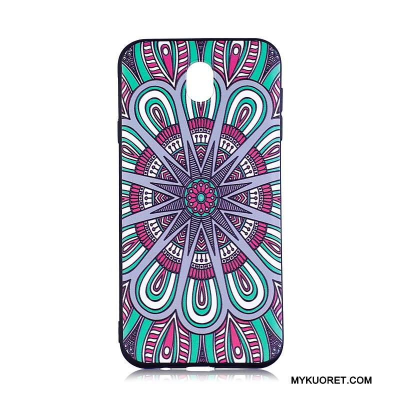 Kuori Samsung Galaxy J7 2017 Monivärinen Trendi Puhelimen Kuoret, Kotelo Samsung Galaxy J7 2017 Sarjakuva