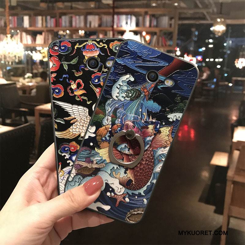 Kuori Samsung Galaxy J7 2017 Monivärinen Tuuli Trendi, Kotelo Samsung Galaxy J7 2017 Laukut Puhelimen Kuoret Ripustettavat Koristeet