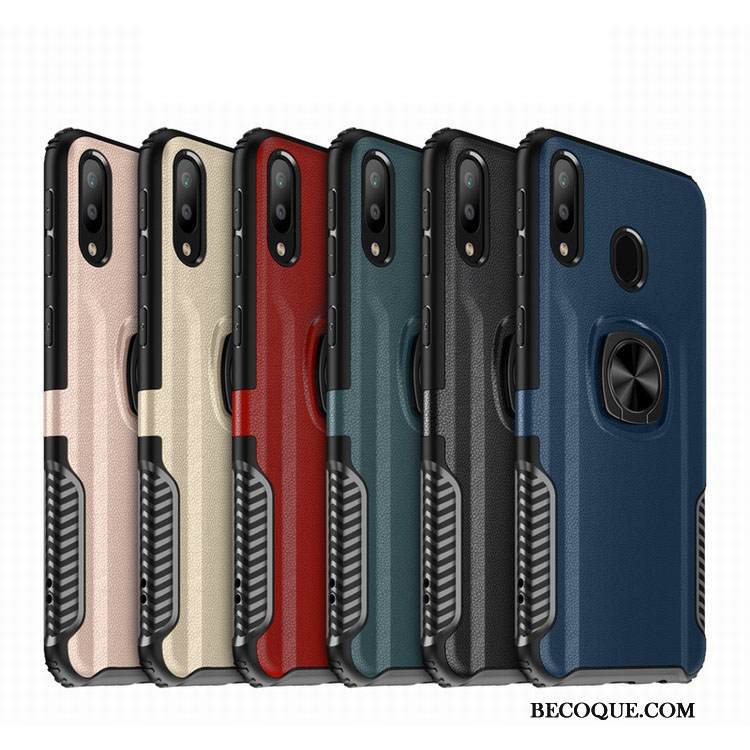 Kuori Samsung Galaxy M20 Suojaus 说 Puhelimen Kuoret, Kotelo Samsung Galaxy M20 Nahka Kova Rengas