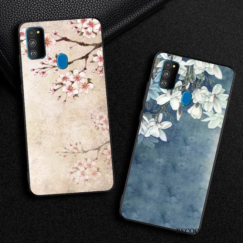 Kuori Samsung Galaxy M30s Laukut Yksinkertainen Murtumaton, Kotelo Samsung Galaxy M30s Silikoni Tide-brändi Puhelimen Kuoret