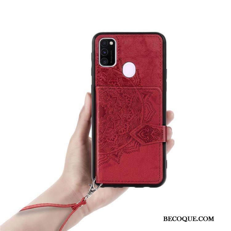 Kuori Samsung Galaxy M30s Suojaus Kortti Ripustettavat Koristeet, Kotelo Samsung Galaxy M30s Puhelimen Kuoret Murtumaton