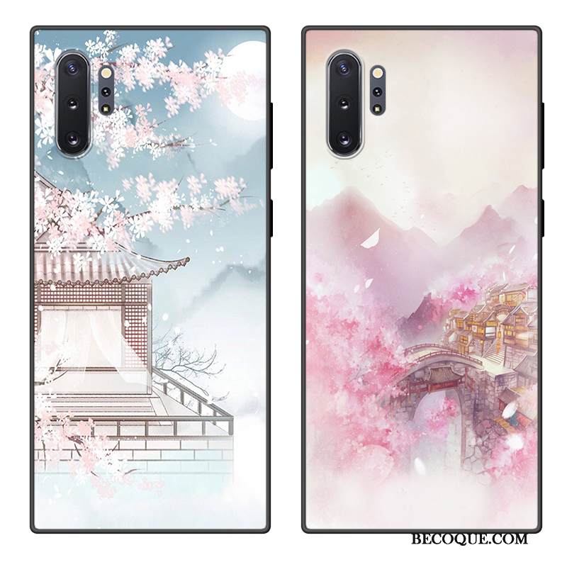 Kuori Samsung Galaxy Note 10+ Laukut Kustannukset Ihana, Kotelo Samsung Galaxy Note 10+ Suojaus Sininen Murtumaton