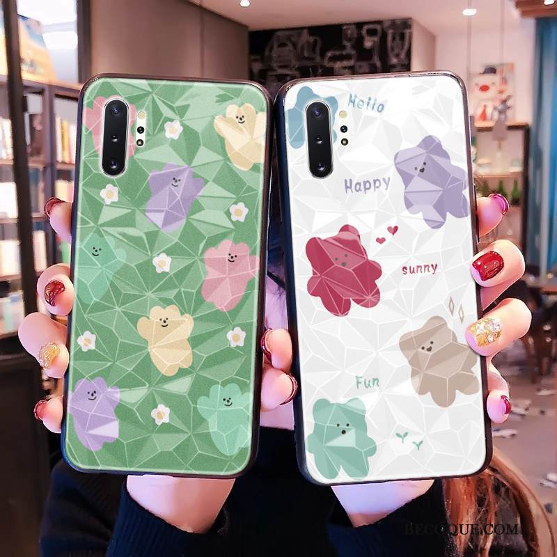 Kuori Samsung Galaxy Note 10+ Laukut Valkoinen Timantti, Kotelo Samsung Galaxy Note 10+ Sarjakuva Puhelimen Kuoret Kustannukset