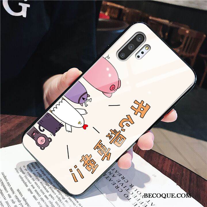 Kuori Samsung Galaxy Note 10+ Luova Ihana Murtumaton, Kotelo Samsung Galaxy Note 10+ Suojaus Valkoinen Puhelimen Kuoret