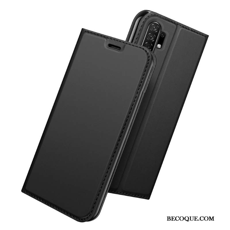 Kuori Samsung Galaxy Note 10+ Nahka Musta Puhelimen Kuoret, Kotelo Samsung Galaxy Note 10+ Kuoret