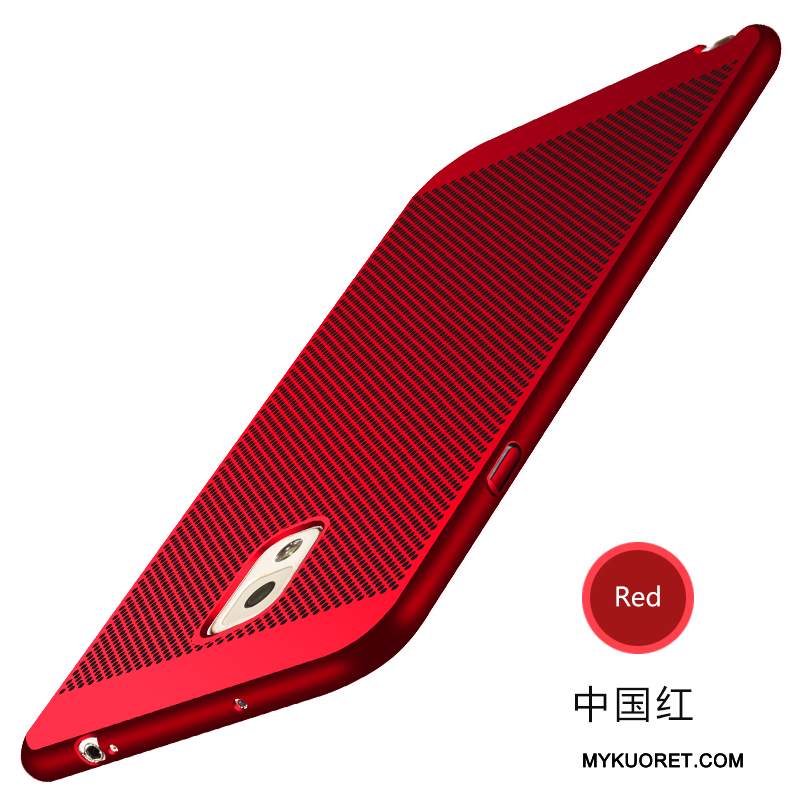 Kuori Samsung Galaxy Note 3 Laukut Murtumaton Punainen, Kotelo Samsung Galaxy Note 3 Suojaus Hengittävä Pesty Suede