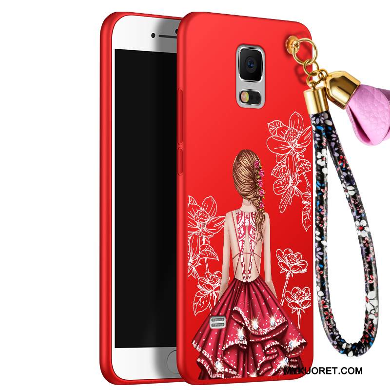 Kuori Samsung Galaxy Note 4 Laukut Puhelimen Kuoret Punainen, Kotelo Samsung Galaxy Note 4 Luova Murtumaton