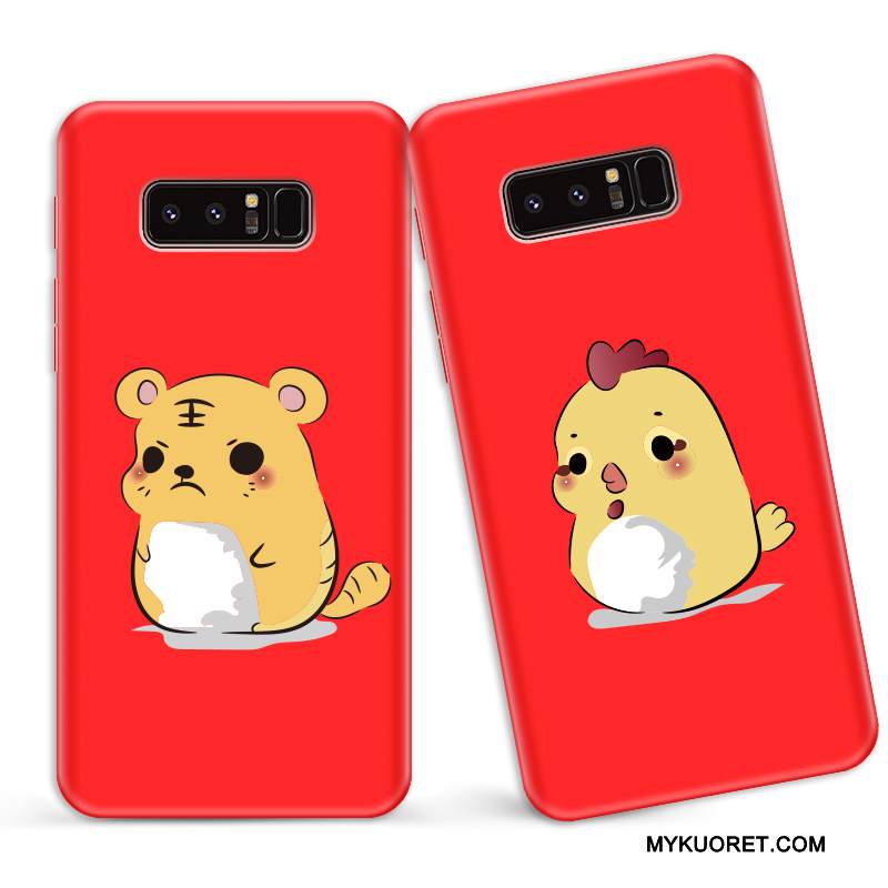 Kuori Samsung Galaxy Note 5 Pehmeä Neste Punainen Puhelimen Kuoret, Kotelo Samsung Galaxy Note 5 Silikoni Persoonallisuus Trendi