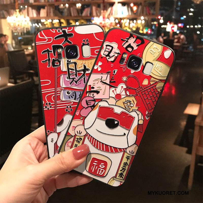 Kuori Samsung Galaxy Note 5 Silikoni Rikkaus Puhelimen Kuoret, Kotelo Samsung Galaxy Note 5 Punainen Ripustettavat Koristeet