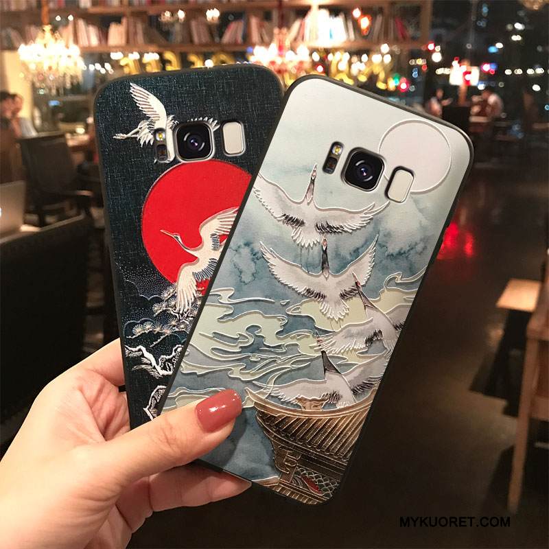 Kuori Samsung Galaxy Note 5 Silikoni Sininen Tuuli, Kotelo Samsung Galaxy Note 5 Ripustettavat Koristeet Puhelimen Kuoret