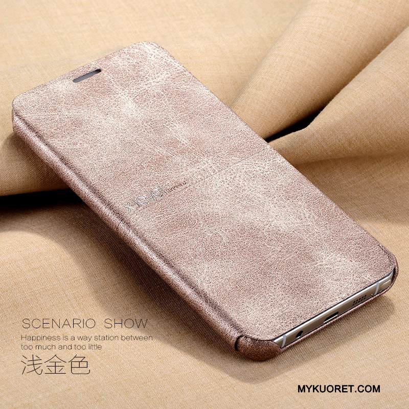 Kuori Samsung Galaxy Note 5 Suojaus Murtumaton Khaki, Kotelo Samsung Galaxy Note 5 Nahka Puhelimen Kuoret Liiketoiminta