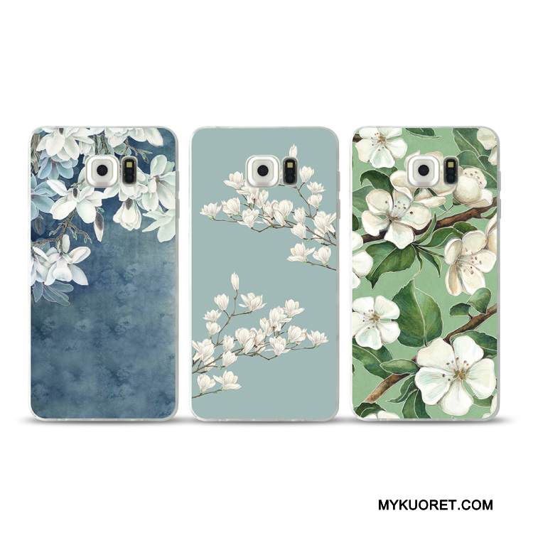 Kuori Samsung Galaxy Note 5 Tuki Rengas Kustannukset, Kotelo Samsung Galaxy Note 5 Kohokuviointi Puhelimen Kuoret Sininen