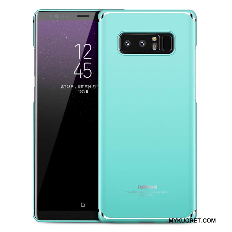 Kuori Samsung Galaxy Note 8 Laukut Kova Puhelimen Kuoret, Kotelo Samsung Galaxy Note 8 Suojaus Sininen Murtumaton