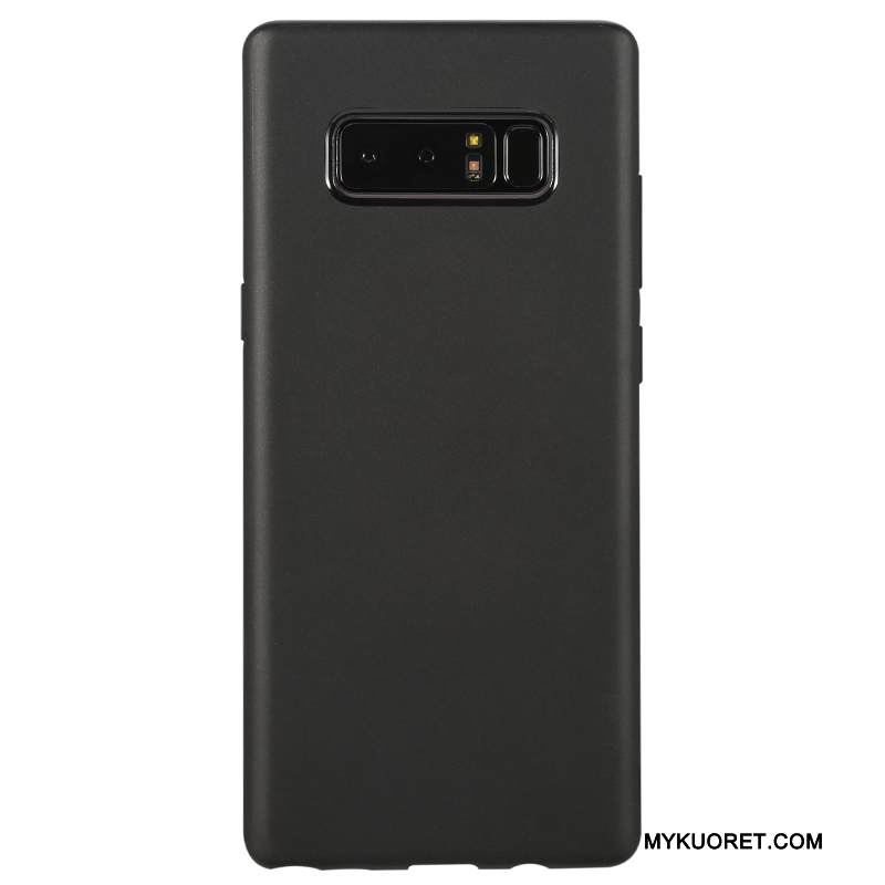 Kuori Samsung Galaxy Note 8 Laukut Pu Musta, Kotelo Samsung Galaxy Note 8 Pehmeä Neste Murtumaton Puhelimen Kuoret