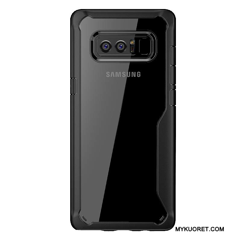 Kuori Samsung Galaxy Note 8 Laukut Ultra Ohut, Kotelo Samsung Galaxy Note 8 Luova Murtumaton Musta