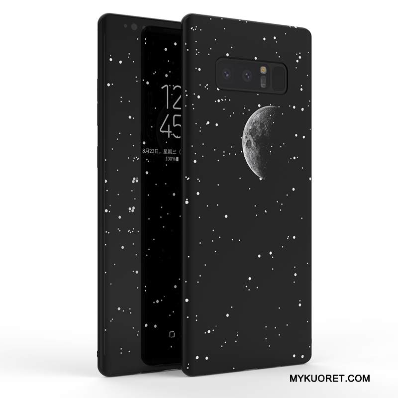 Kuori Samsung Galaxy Note 8 Suojaus Puhelimen Kuoret L, Kotelo Samsung Galaxy Note 8 Luova Musta Uusi