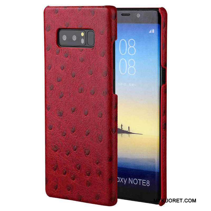 Kuori Samsung Galaxy Note 8 Ylellisyys Yksinkertainen Puhelimen Kuoret, Kotelo Samsung Galaxy Note 8 Nahka Murtumaton Trendi