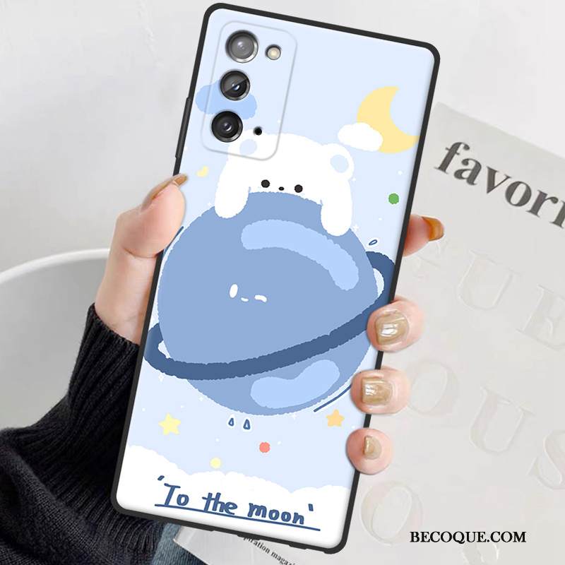 Kuori Samsung Galaxy Note20 Laukut Kani Rakastunut, Kotelo Samsung Galaxy Note20 Pehmeä Neste Malli Muokata