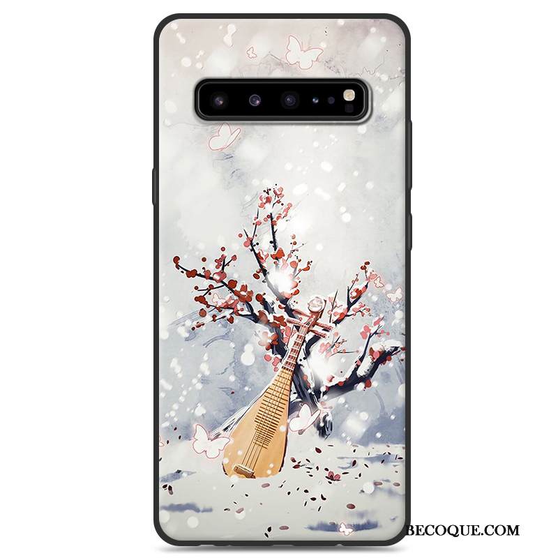 Kuori Samsung Galaxy S10 5g Suojaus Puhelimen Kuoret Tuuli, Kotelo Samsung Galaxy S10 5g Valkoinen