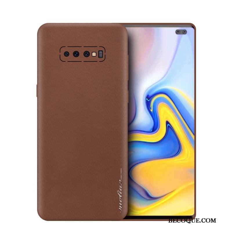 Kuori Samsung Galaxy S10+ Laukut Ohut Ultra, Kotelo Samsung Galaxy S10+ Suojaus Puhelimen Kuoret