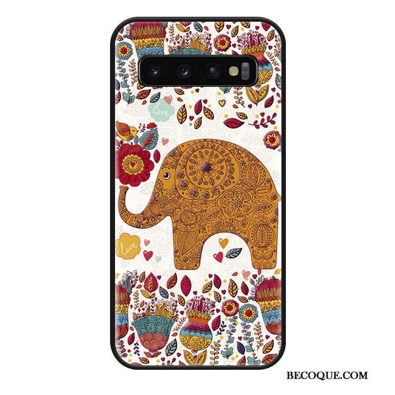 Kuori Samsung Galaxy S10+ Laukut Rakastunut Puhelimen Kuoret, Kotelo Samsung Galaxy S10+ Sarjakuva Tide-brändi Ihana