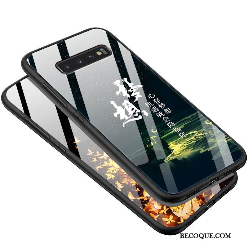 Kuori Samsung Galaxy S10 Luova Tide-brändi Kova, Kotelo Samsung Galaxy S10 Suojaus Yksinkertainen Murtumaton