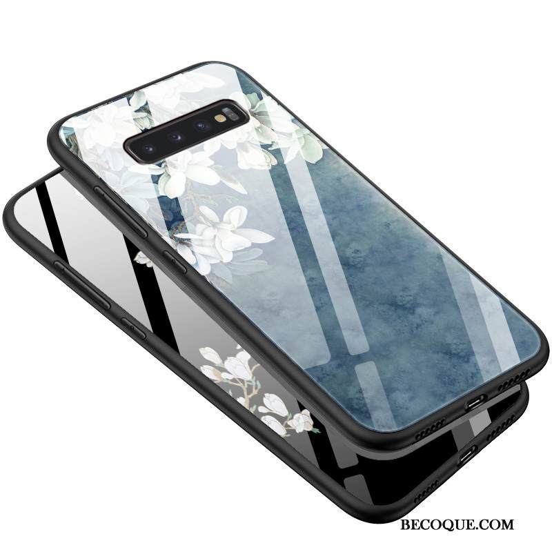 Kuori Samsung Galaxy S10+ Pehmeä Neste Murtumaton Kustannukset, Kotelo Samsung Galaxy S10+ Suojaus Sininen Pieni