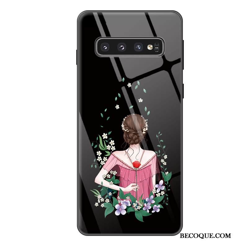 Kuori Samsung Galaxy S10+ Pehmeä Neste Puhelimen Kuoret Murtumaton, Kotelo Samsung Galaxy S10+ Luova Kova Kirkas