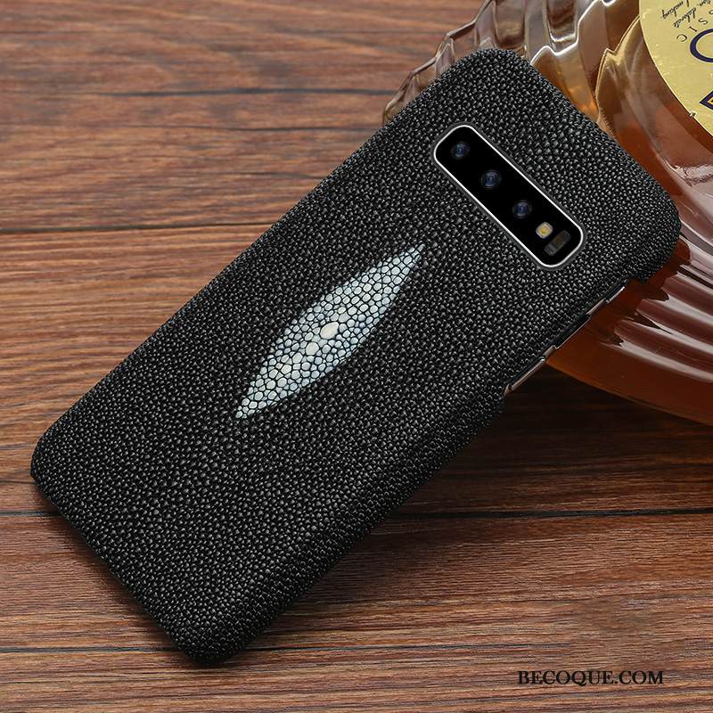 Kuori Samsung Galaxy S10+ Silikoni Musta Ylellisyys, Kotelo Samsung Galaxy S10+ Suojaus Puhelimen Kuoret Murtumaton