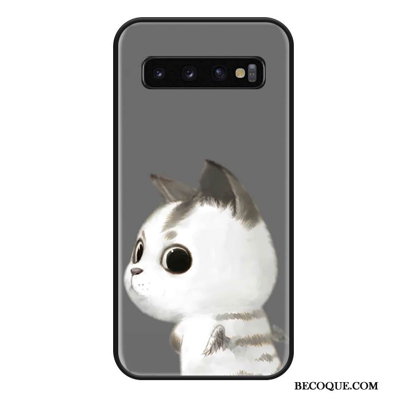 Kuori Samsung Galaxy S10+ Tila Ihana Harmaa, Kotelo Samsung Galaxy S10+ Silikoni Rakastunut Puhelimen Kuoret