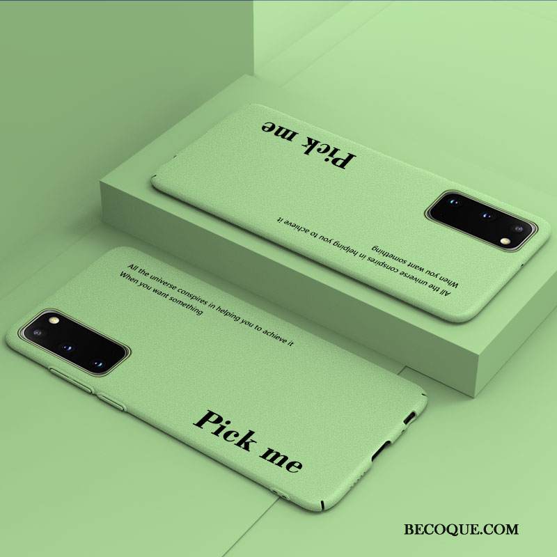 Kuori Samsung Galaxy S20 Laukut Tide-brändi Vihreä, Kotelo Samsung Galaxy S20 Ohut Murtumaton