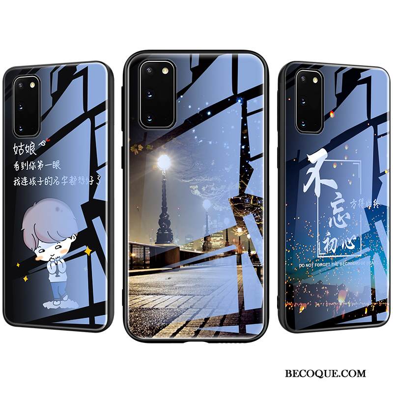 Kuori Samsung Galaxy S20 Laukut Yksinkertainen Puhelimen Kuoret, Kotelo Samsung Galaxy S20 Kirkas Lasi