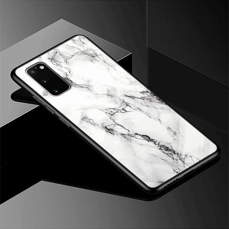 Kuori Samsung Galaxy S20 Luova Lasi Muokata, Kotelo Samsung Galaxy S20 Suojaus Valkoinen Persoonallisuus