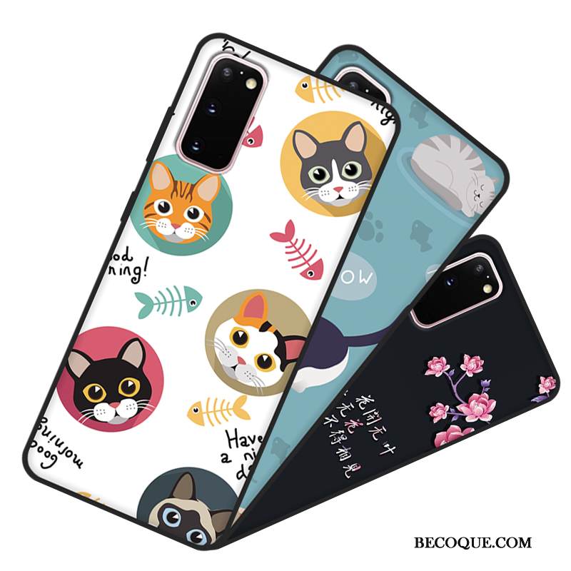 Kuori Samsung Galaxy S20 Luova Sininen Ihana, Kotelo Samsung Galaxy S20 Silikoni Murtumaton Puhelimen Kuoret