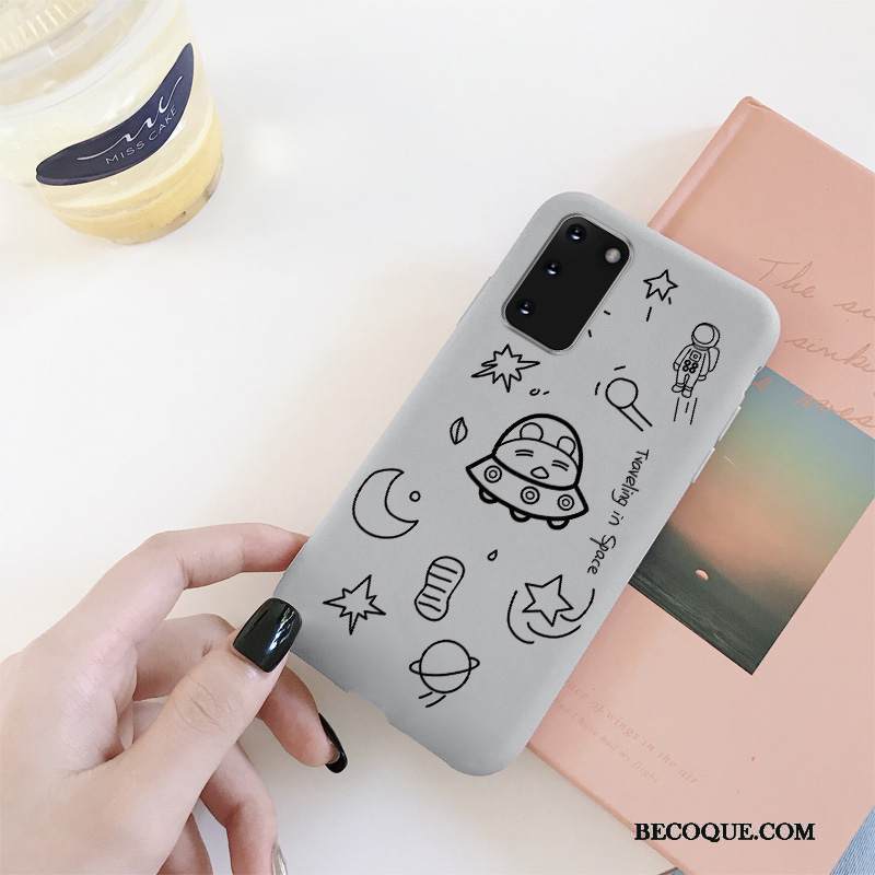 Kuori Samsung Galaxy S20 Pehmeä Neste Yksinkertainen Persoonallisuus, Kotelo Samsung Galaxy S20 Silikoni Murtumaton Puhelimen Kuoret