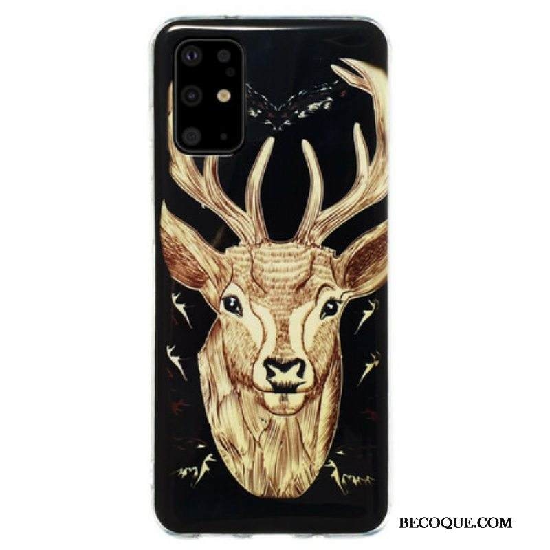 Kuori Samsung Galaxy S20 Plus / S20 Plus 5G Fluoresoiva Deer | mykuoret.com Kuori Samsung Galaxy S20 Plus / S20 Plus 5G Fluoresoiva Deer
