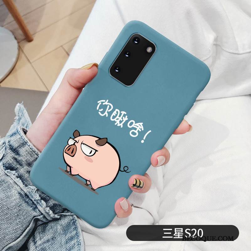 Kuori Samsung Galaxy S20 Silikoni Puhelimen Kuoret Ankka, Kotelo Samsung Galaxy S20 Luova Trendi Murtumaton
