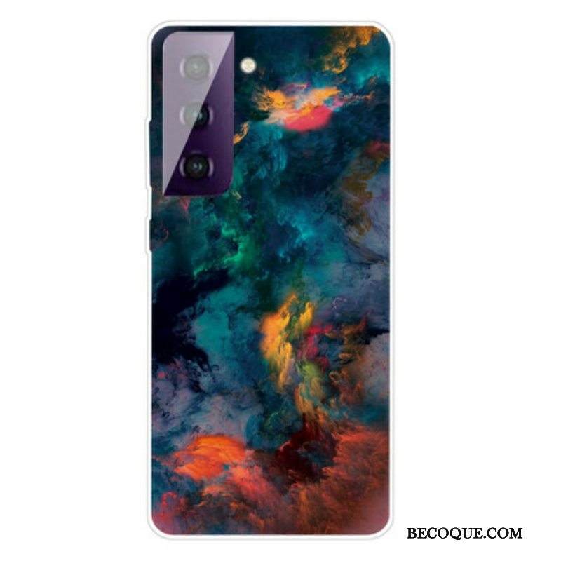Kuori Samsung Galaxy S21 5G Värikkäitä Pilviä