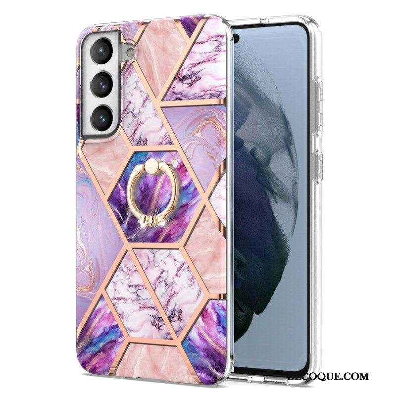 Kuori Samsung Galaxy S21 FE Geometrinen Marmori Rengastuella