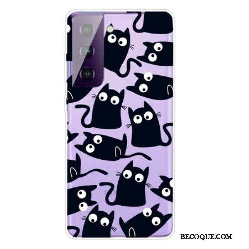 Kuori Samsung Galaxy S21 FE Mustat Hiiret