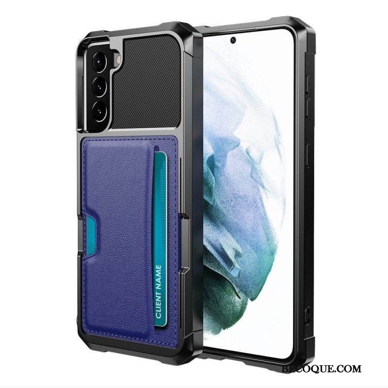 Kuori Samsung Galaxy S22 5G Keinonahkainen Korttikotelo