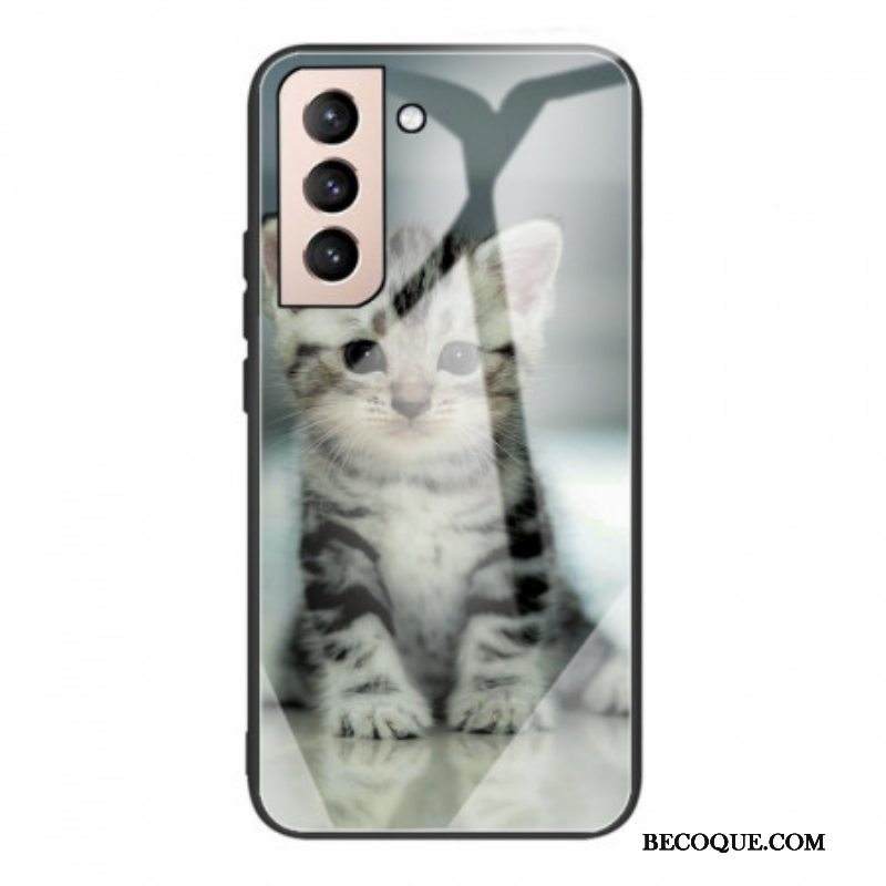 Kuori Samsung Galaxy S22 5G Kitten Karkaistu Lasi