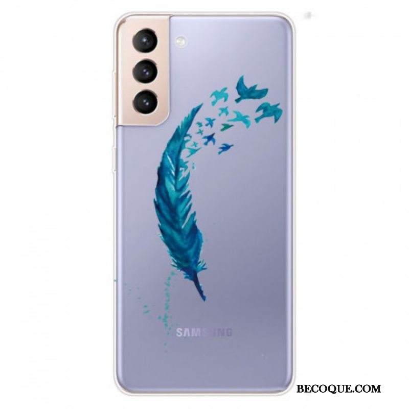 Kuori Samsung Galaxy S22 Plus 5G Kaunis Höyhen