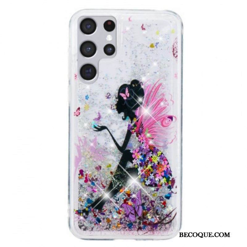 Kuori Samsung Galaxy S22 Ultra 5G Glitter Fairy