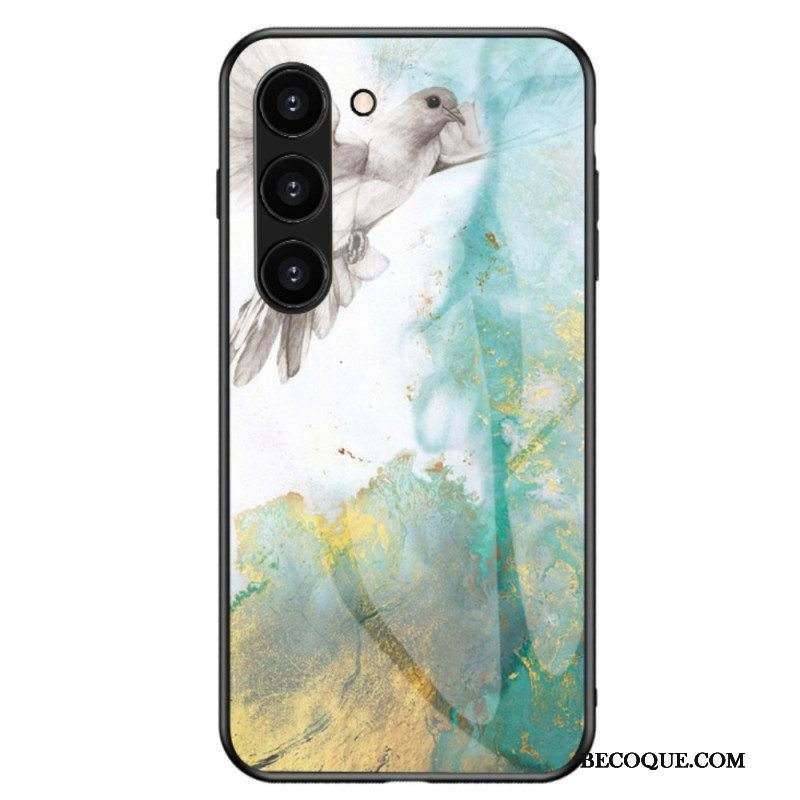 Kuori Samsung Galaxy S23 5G Marmori Karkaistu Lasi