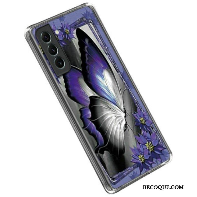 Kuori Samsung Galaxy S23 5G Violetti Perhonen