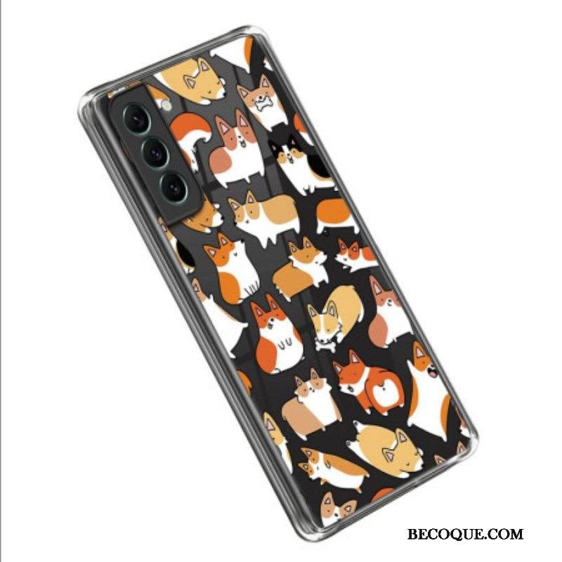 Kuori Samsung Galaxy S23 Plus 5G Saumaton Useita Koiria