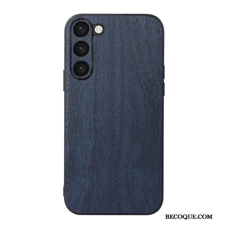 Kuori Samsung Galaxy S23 Plus 5G Tyylikäs Nahkainen Puuefekti