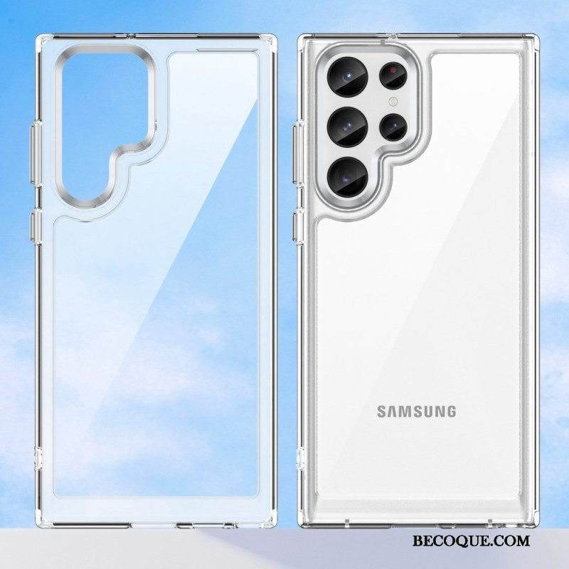 Kuori Samsung Galaxy S23 Ultra 5G Hybridiväriset Reunat